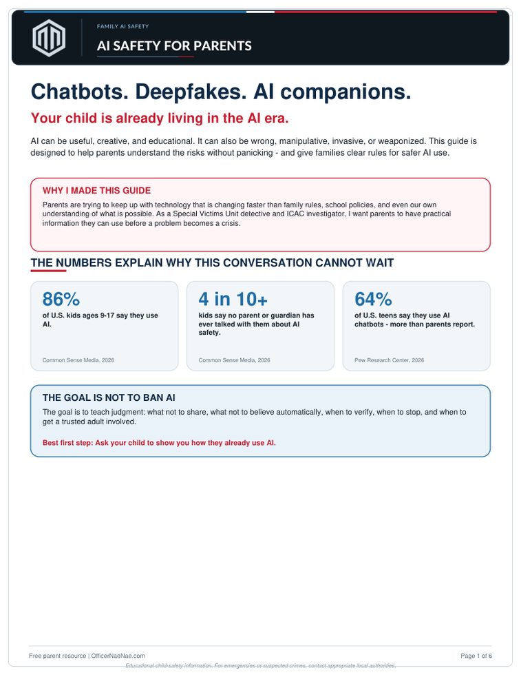 Preview of AI Safety for Parents PDF