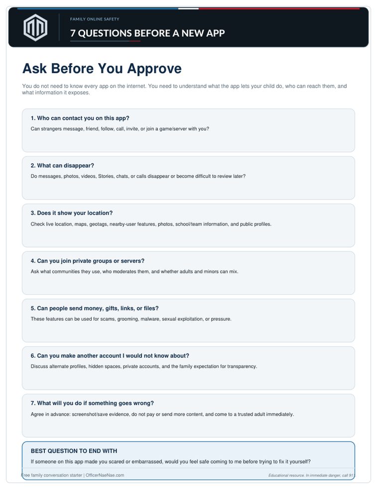 Preview of 7 Questions Before a New App PDF